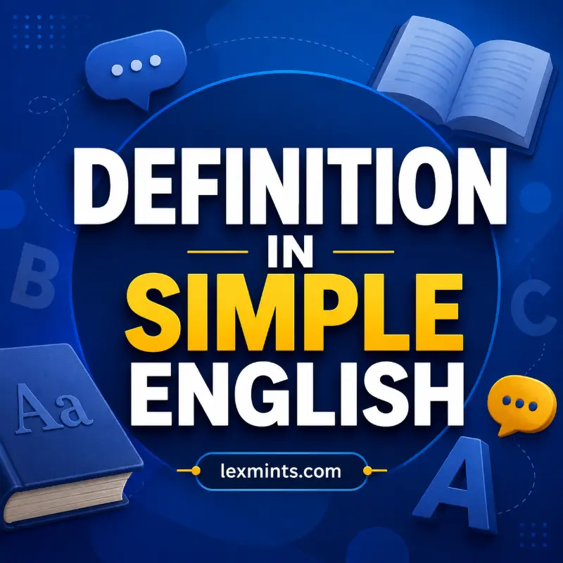 DEFINITION IN SIMPLE ENGLISH