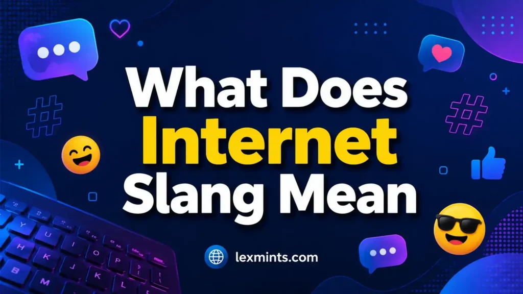 What Does Internet Slang Mean