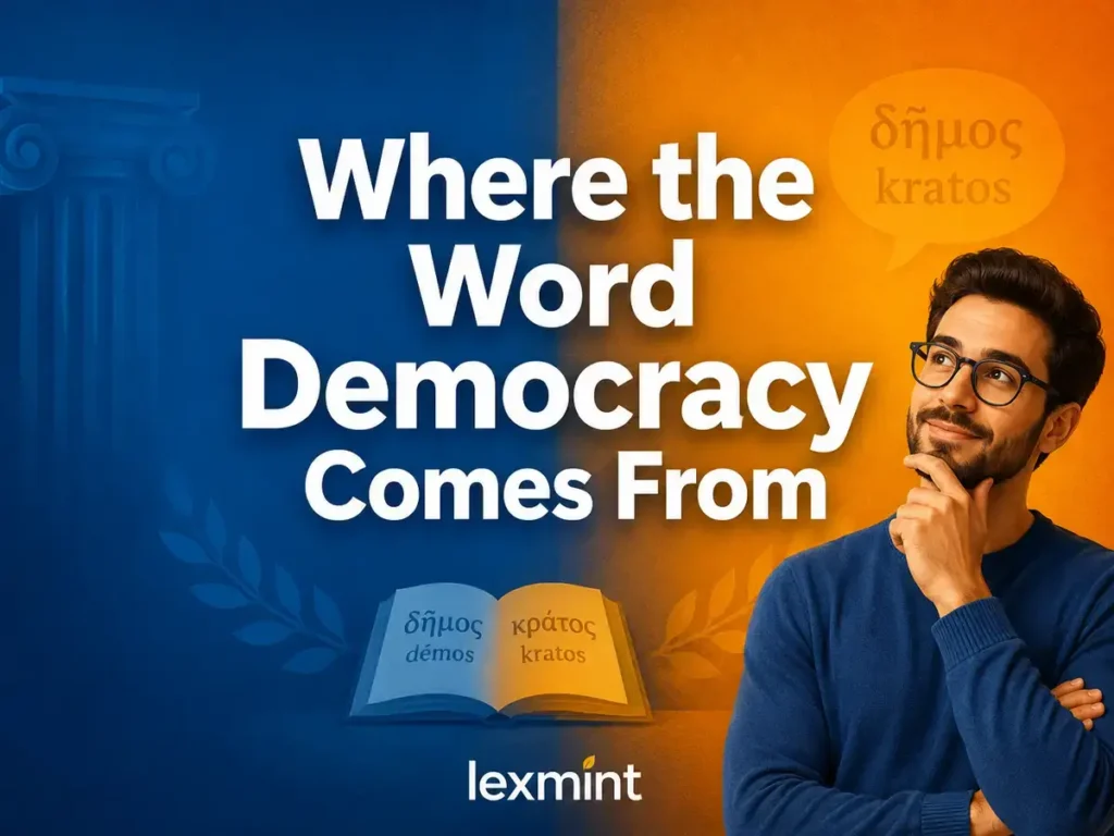 Where the Word Democracy Comes From