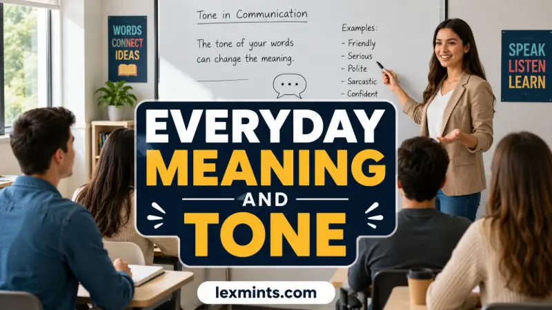 EVERYDAY MEANING AND TONE