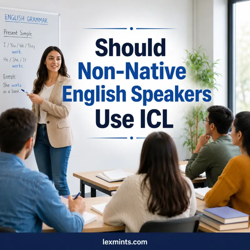 Should Non-Native English Speakers Use ICL