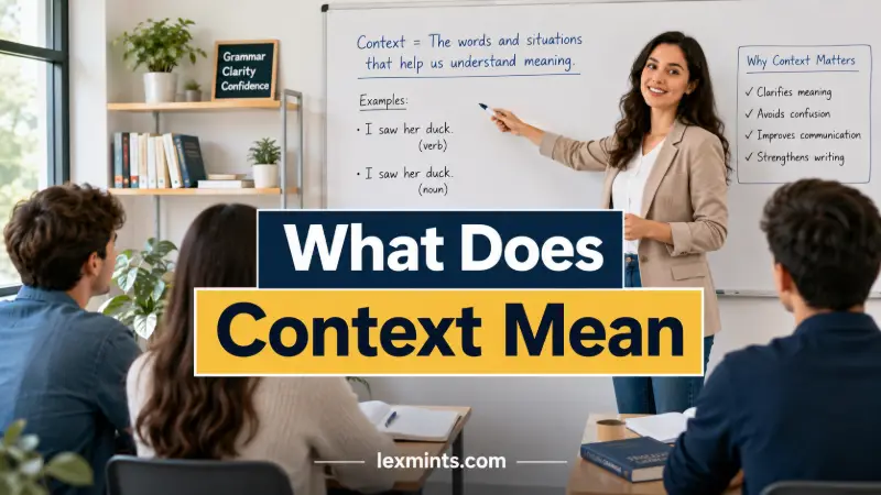 What Does Context Mean