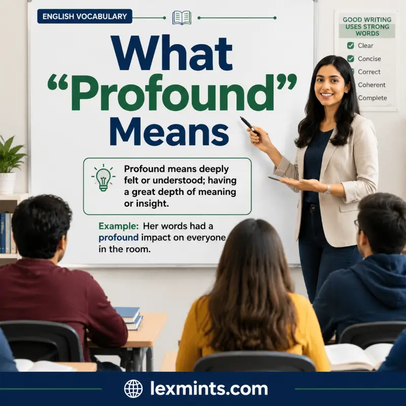 What “Profound” Means