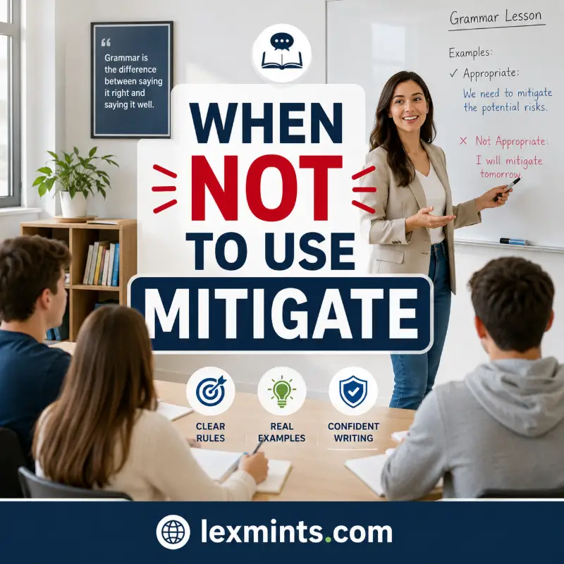 WHEN NOT TO USE MITIGATE