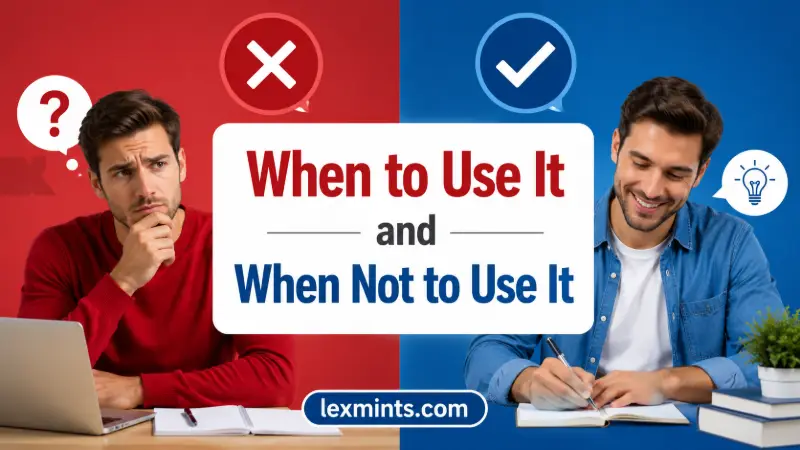 When to Use It and When Not to Use It