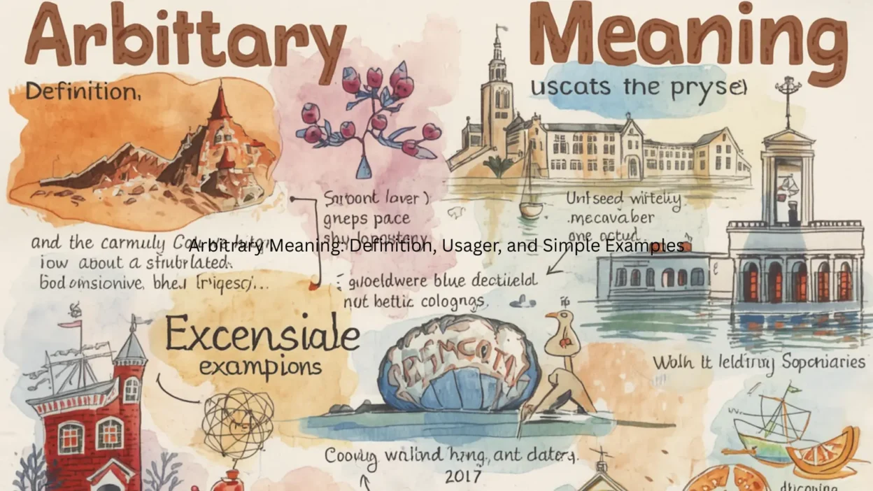 Arbitrary Meaning: Definition, Usager, and Simple Examples