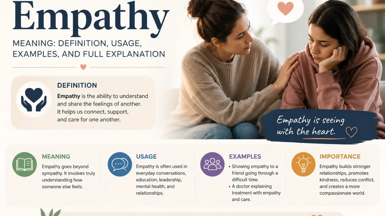 Empathy Meaning: Definition, Usage, Examples, and Full Explanation