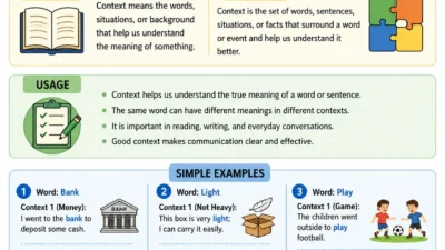 Context Meaning: Definition, Usage, and Simple Examples