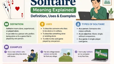 Solitaire Meaning Explained: Definition, Uses & Examples