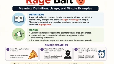 Rage Bait Meaning: Definition, Usage, and Simple Examples