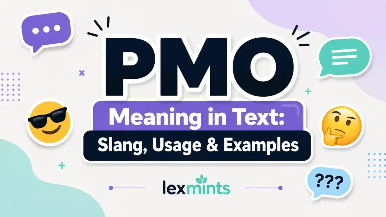 PMO Meaning in Text