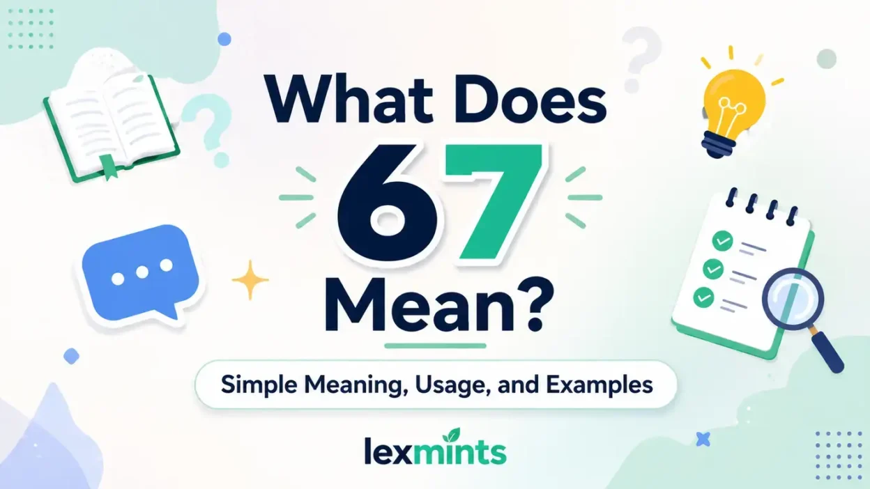 What Does 67 Mean