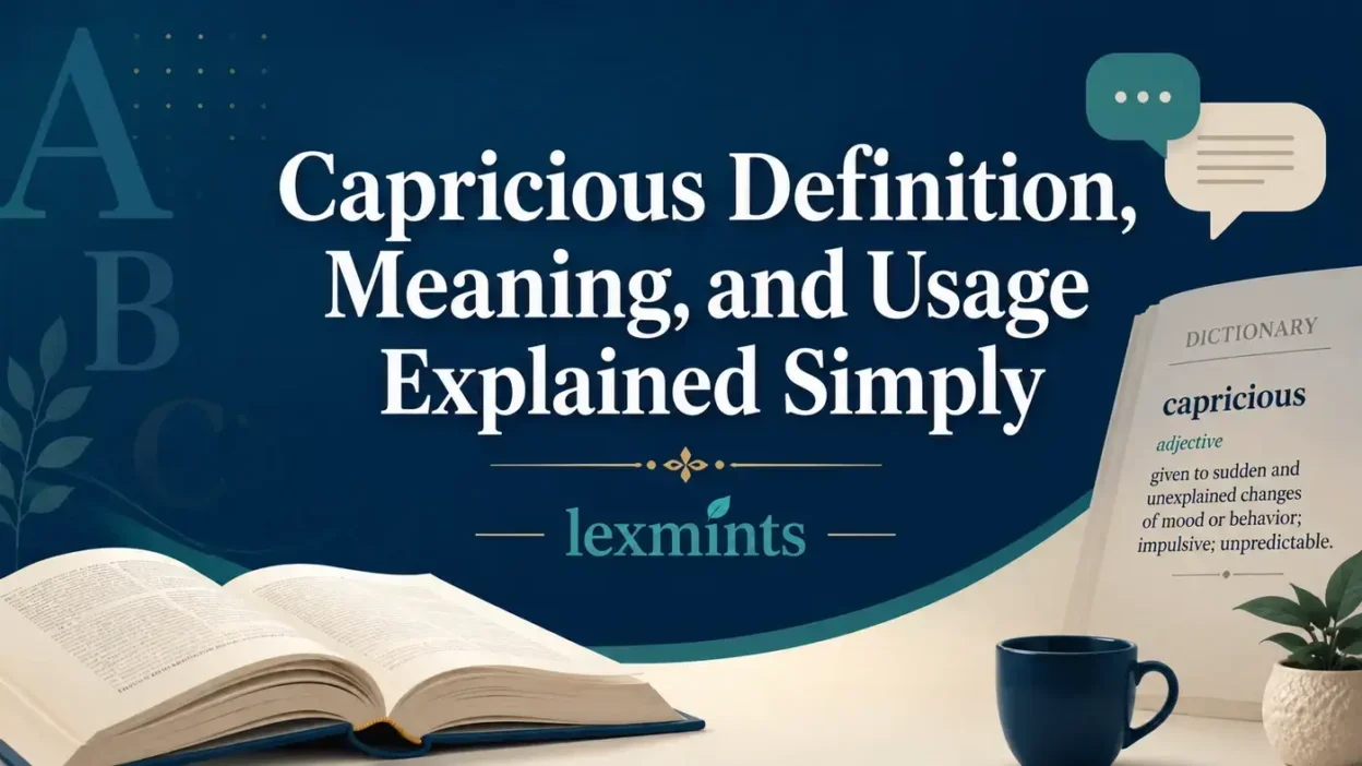Capricious Definition