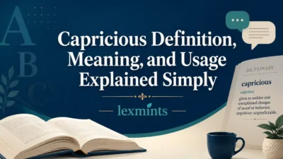 Capricious Definition