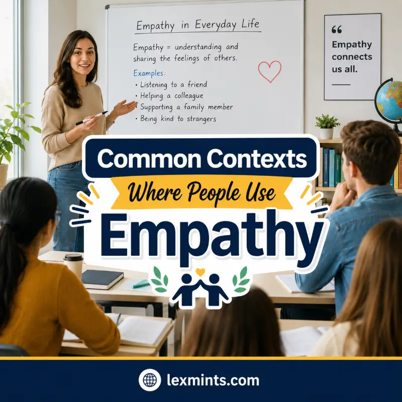 Common Contexts Where People Use Empathy