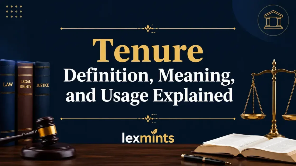 Tenure Definition