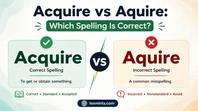 Acquire vs Aquire: Which Spelling Is Correct?