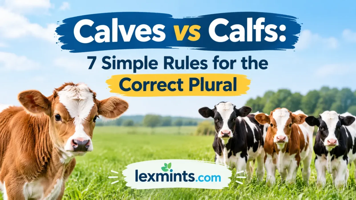 Calves vs Calfs: 7 Simple Rules for the Correct Plural