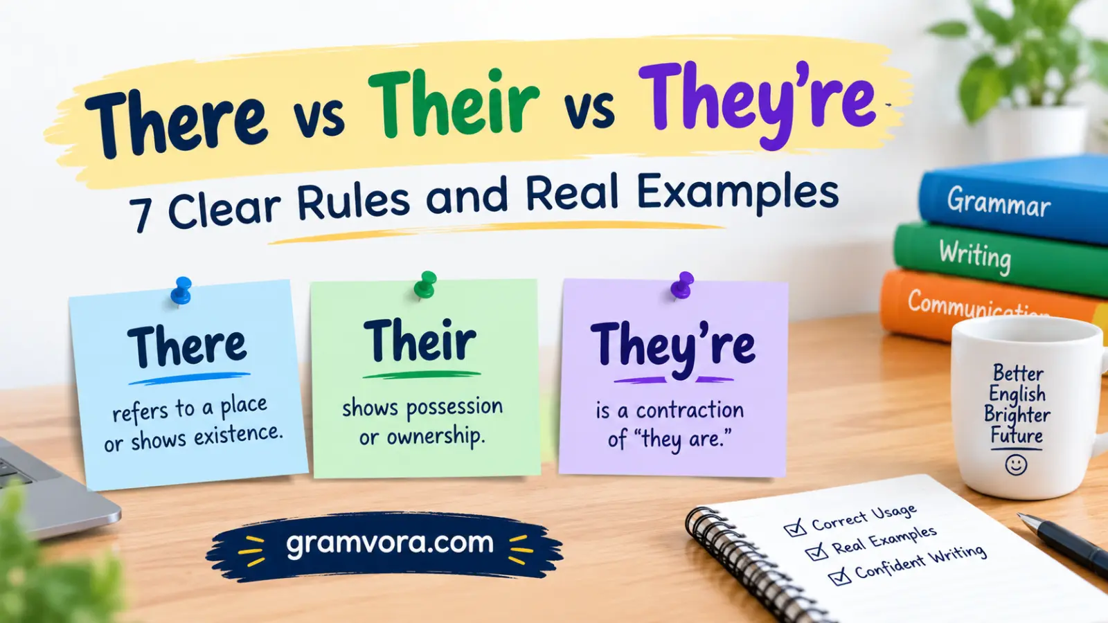 There vs Their vs They're: 7 Clear Rules and Real Examples